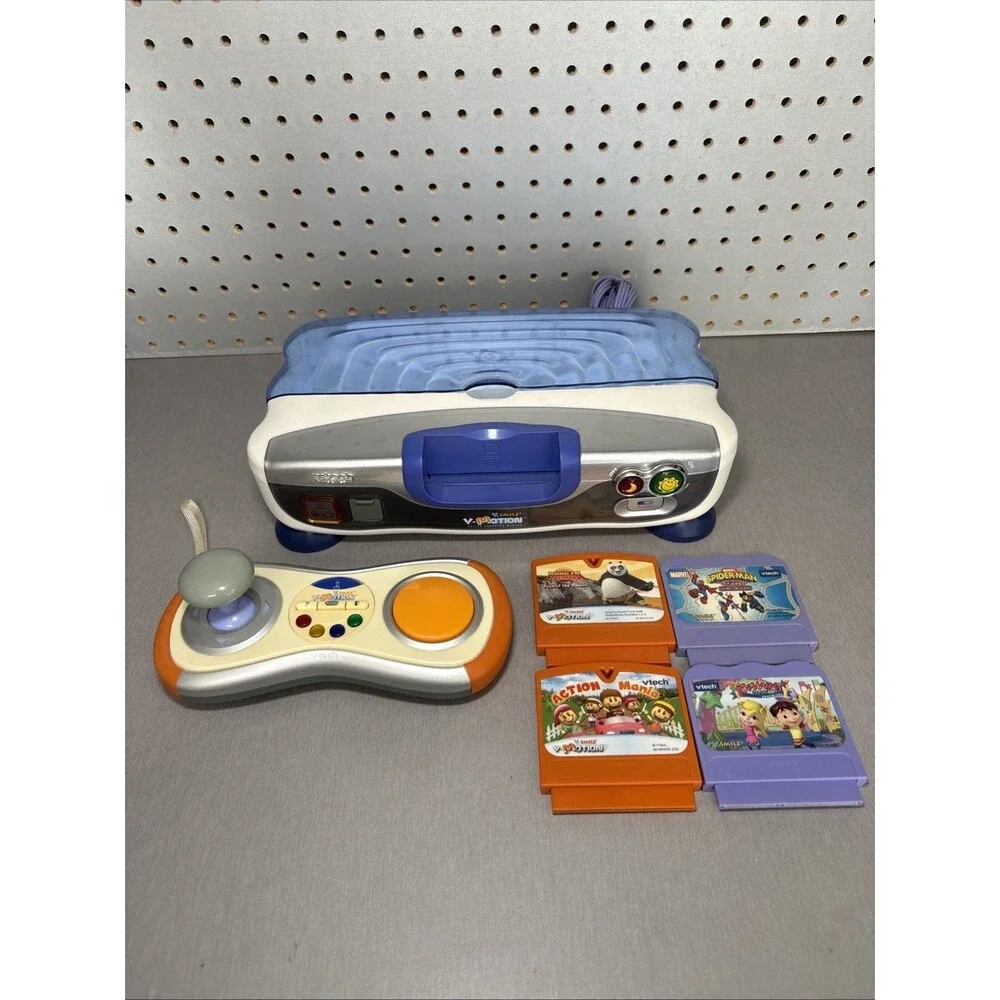 Vtech V.Smile V-Motion Active Learning System Console, 4 Games, 1 Controller